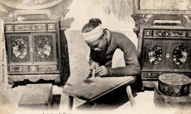Phố Hàng Khay có nghề khảm trai