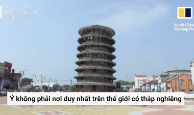 Kiến trúc đặc biệt của tháp nghiêng ở Malaysia