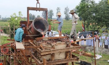 Chùa Phổ Môn rót đồng tạo tôn tượng Phật Dược Sư