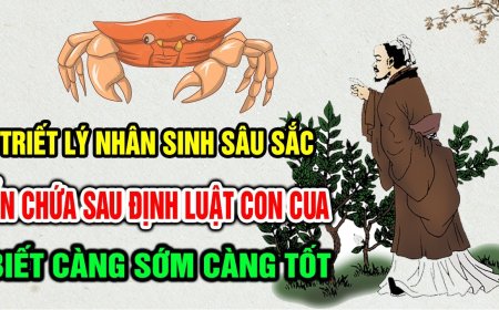 TRIẾT LÝ NHÂN SINH SÂU SẮC ẨN CHỨA SAU: 'ĐỊNH LUẬT CON CUA' BIẾT ĐỂ TRÁNH HOẠ CÀNG SỚM CÀNG TỐT