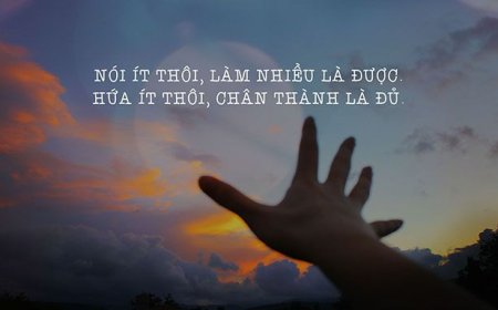 LỜI HỨA VÀ GIÁ TRỊ CỦA NIỀM TIN