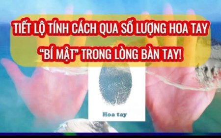 TIẾT LỘ TÍNH CÁCH QUA SỐ LƯỢNG HOA TAY – 'BÍ MẬT' TRONG LÒNG BÀN TAY!