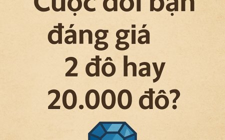 Cuộc Đời Bạn Đáng Giá 2 Đô Hay 20.000 Đô? Bài Học Sâu Sắc Từ Một Hòn Đá Về Giá Trị Bản Thân Và Nghệ Thuật “Chọn Bạn Mà Chơi”