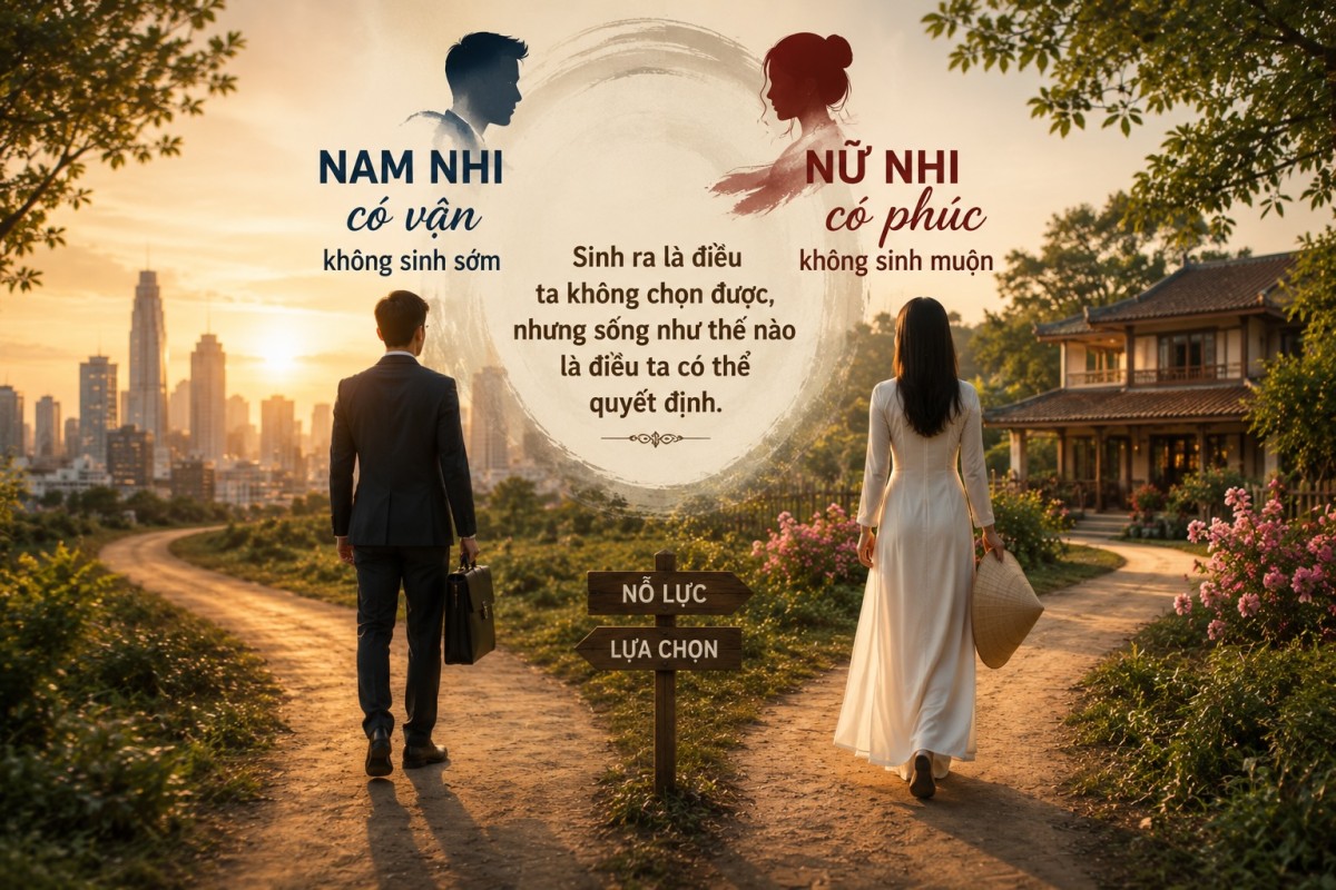 Tại sao nói “Nam nhi có vận không sinh sớm, nữ nhi có phúc không sinh muộn”?