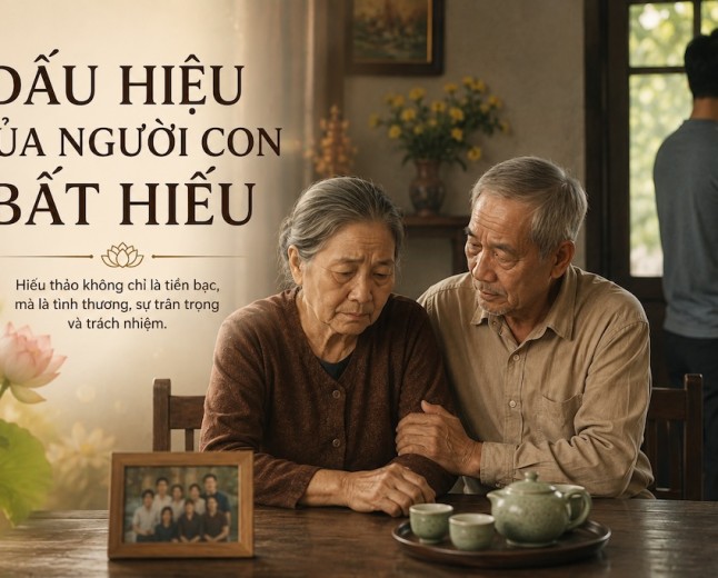 Dấu hiệu của người con bất hiếu: Có những điều cha mẹ không nói nhưng đau cả đời