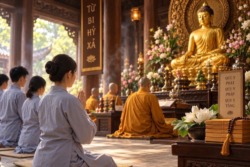 Nghi Thức Quy Y Tam Bảo Gồm Những Gì? Ý Nghĩa Và Những Điều Cần Biết