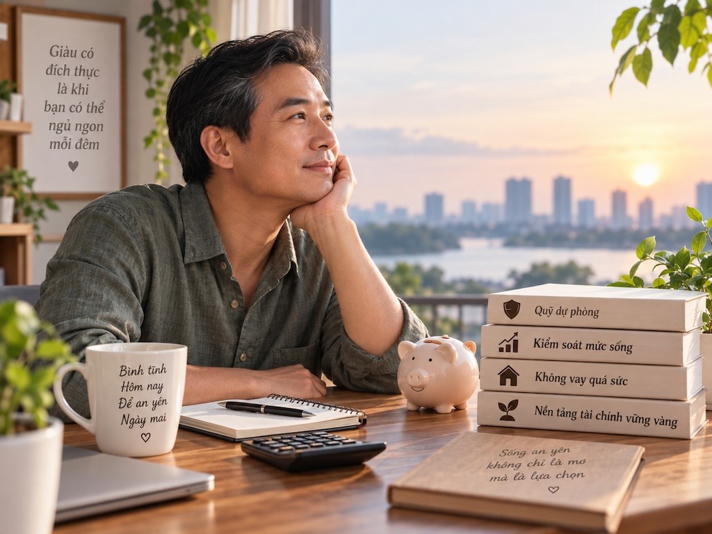 Càng lớn tuổi càng thấy đúng: 4 lời khuyên về tiền không giúp giàu nhanh nhưng giúp ngủ ngon hơn