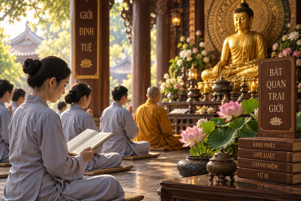 Bát Quan Trai Giới Là Gì? Ý Nghĩa Và Những Điều Người Phật Tử Tại Gia Cần Biết
