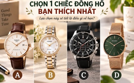 Chọn 1 chiếc đồng hồ bạn thích nhất: Thông điệp vui về vận trình sắp tới